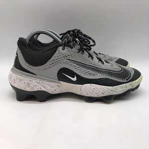 Nike Alpha Huarache Elite 4 Low MCS Men's 7 Smoke Grey Baseball Shoes FD6221-002